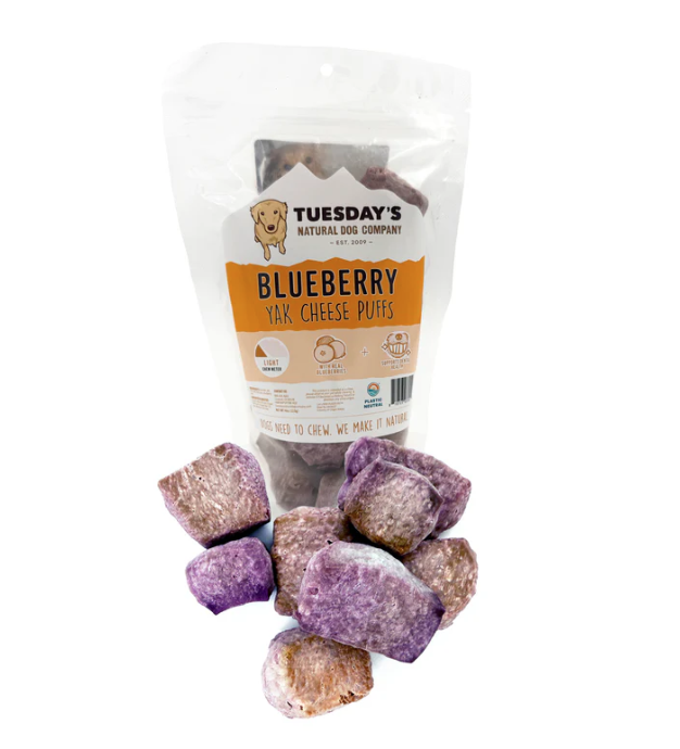 Yak Cheese Puffs- Blueberry - 4oz